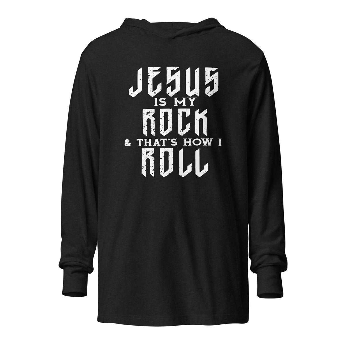 Jesus Is My Rock Hooded Tee