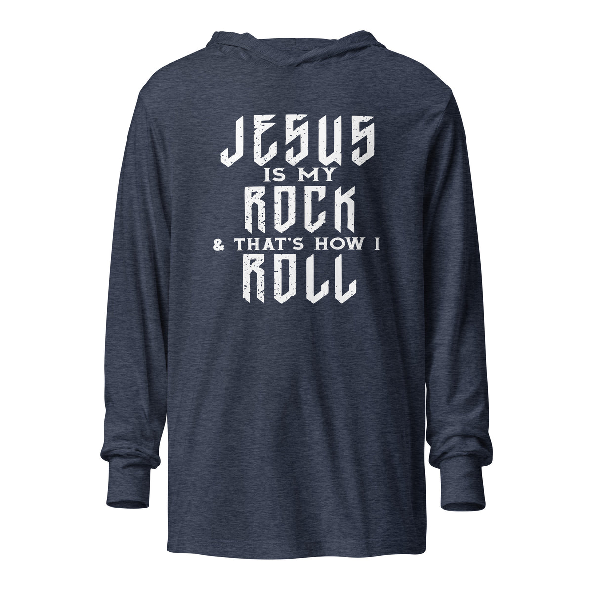 Jesus Is My Rock Hooded Tee