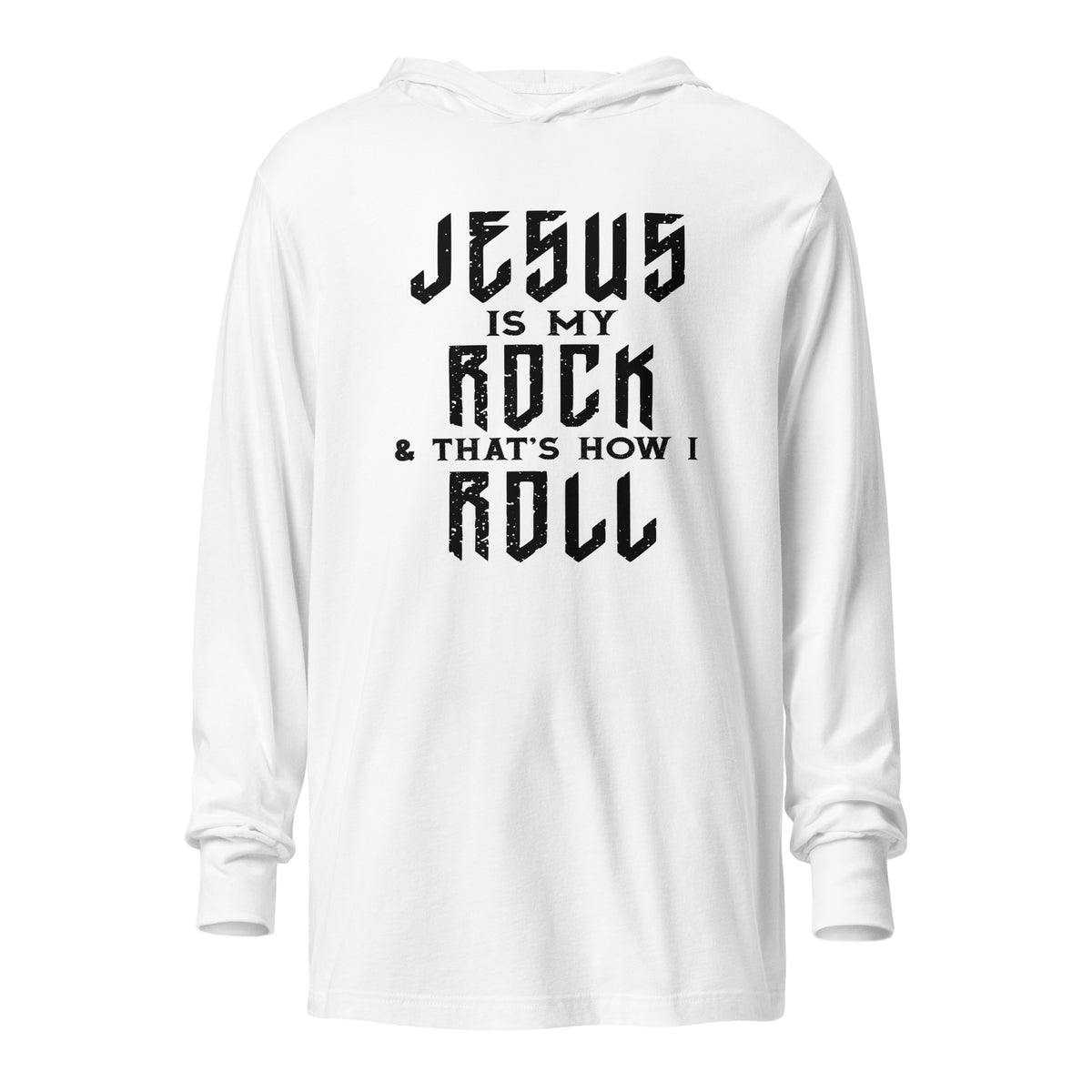 Jesus Is My Rock Hooded Tee