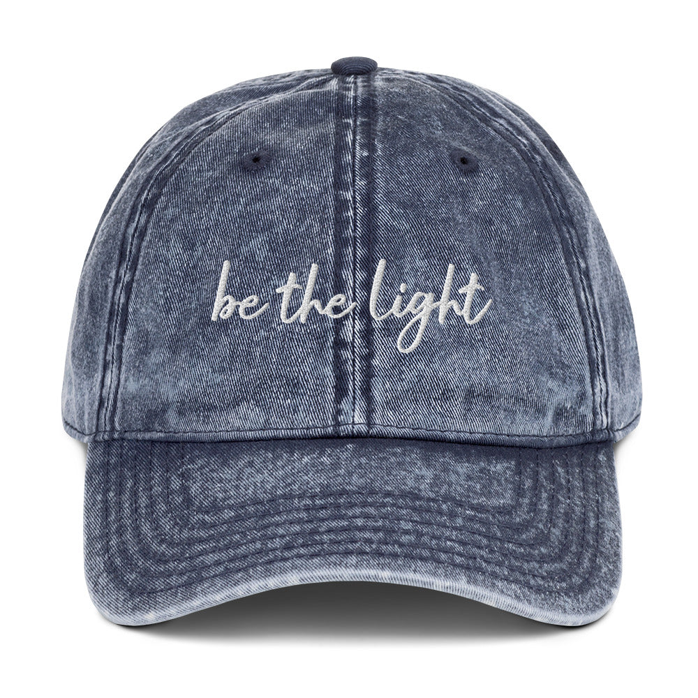 Be The Light Vintage Cap