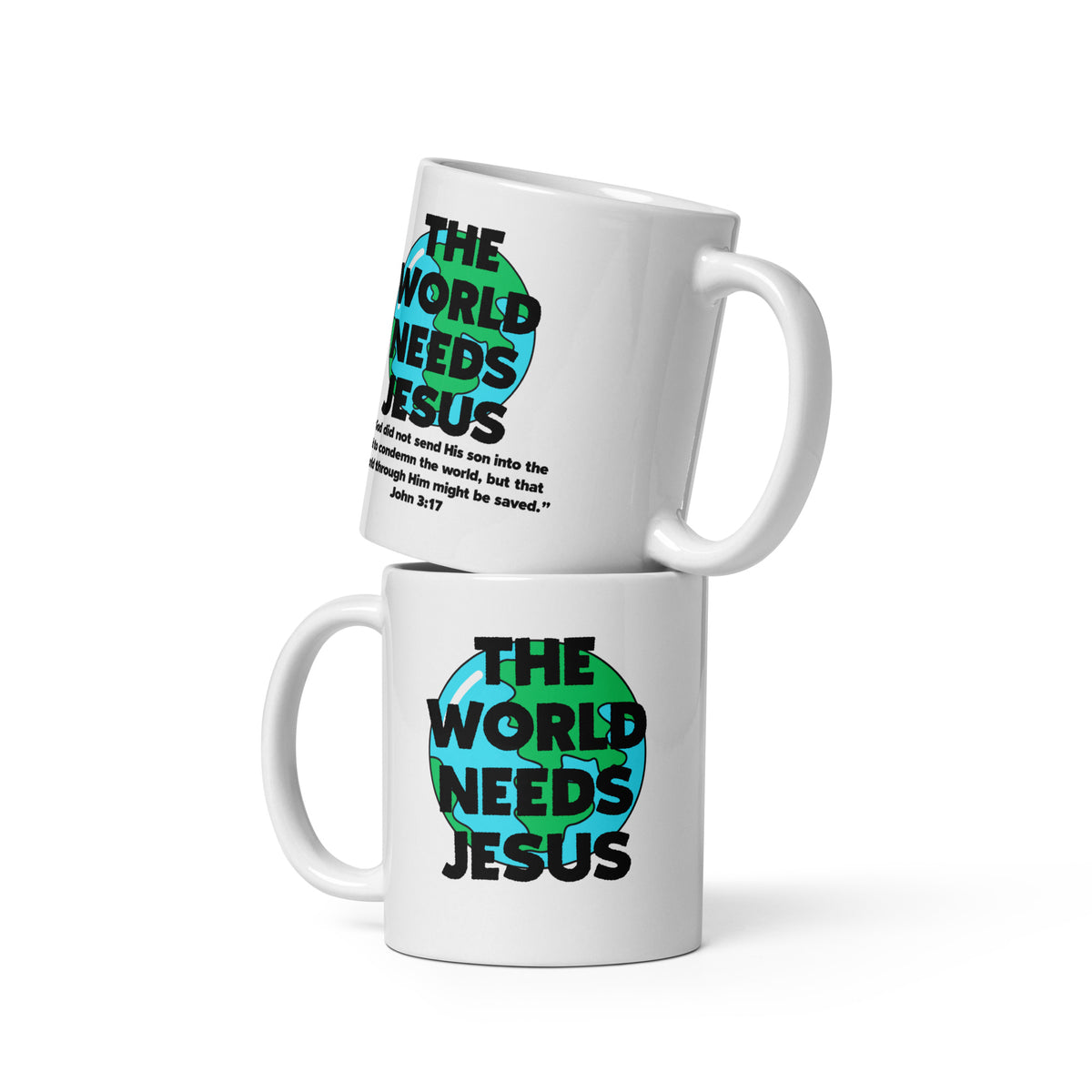 World Needs Jesus Mug