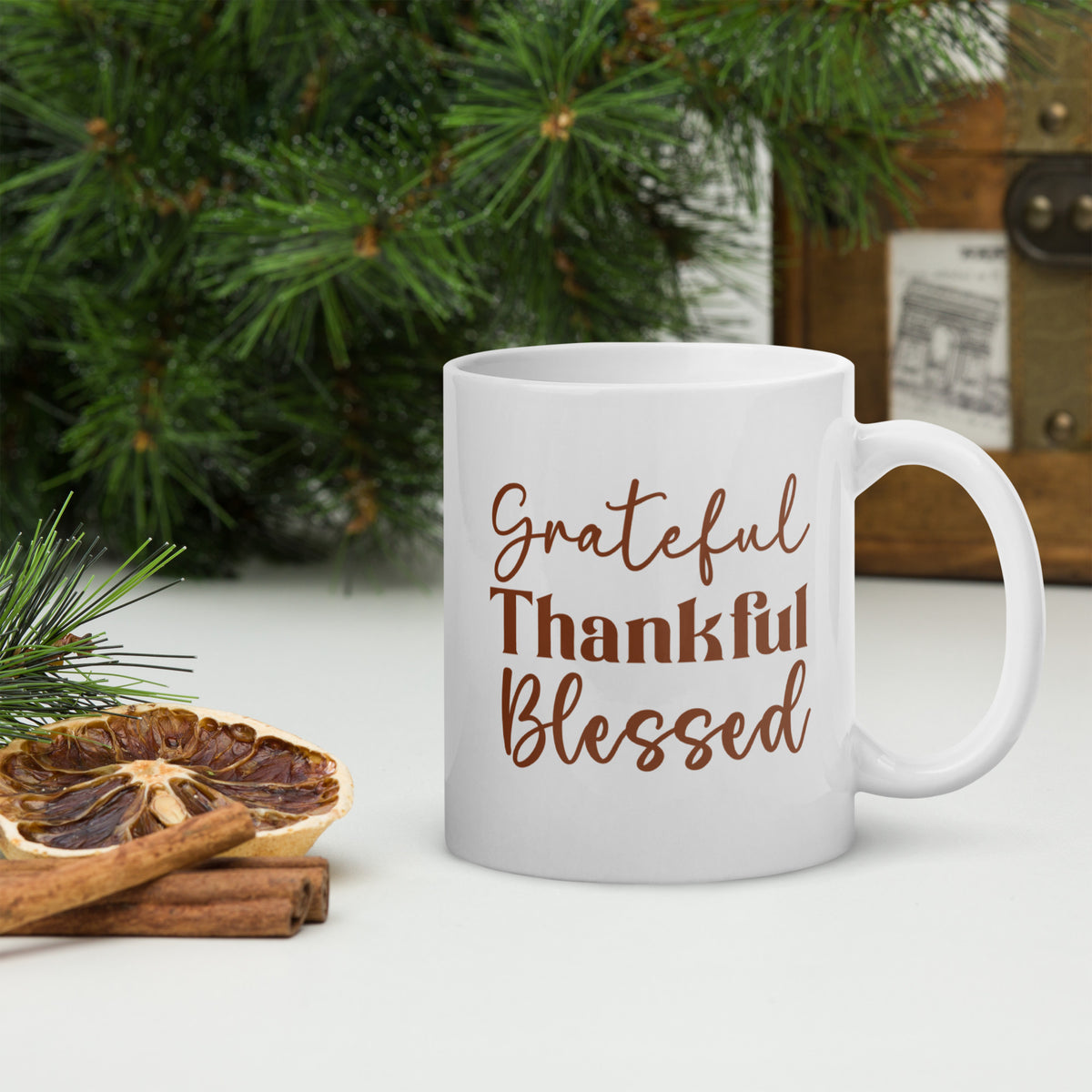 Grateful Thankful Blessed Mug