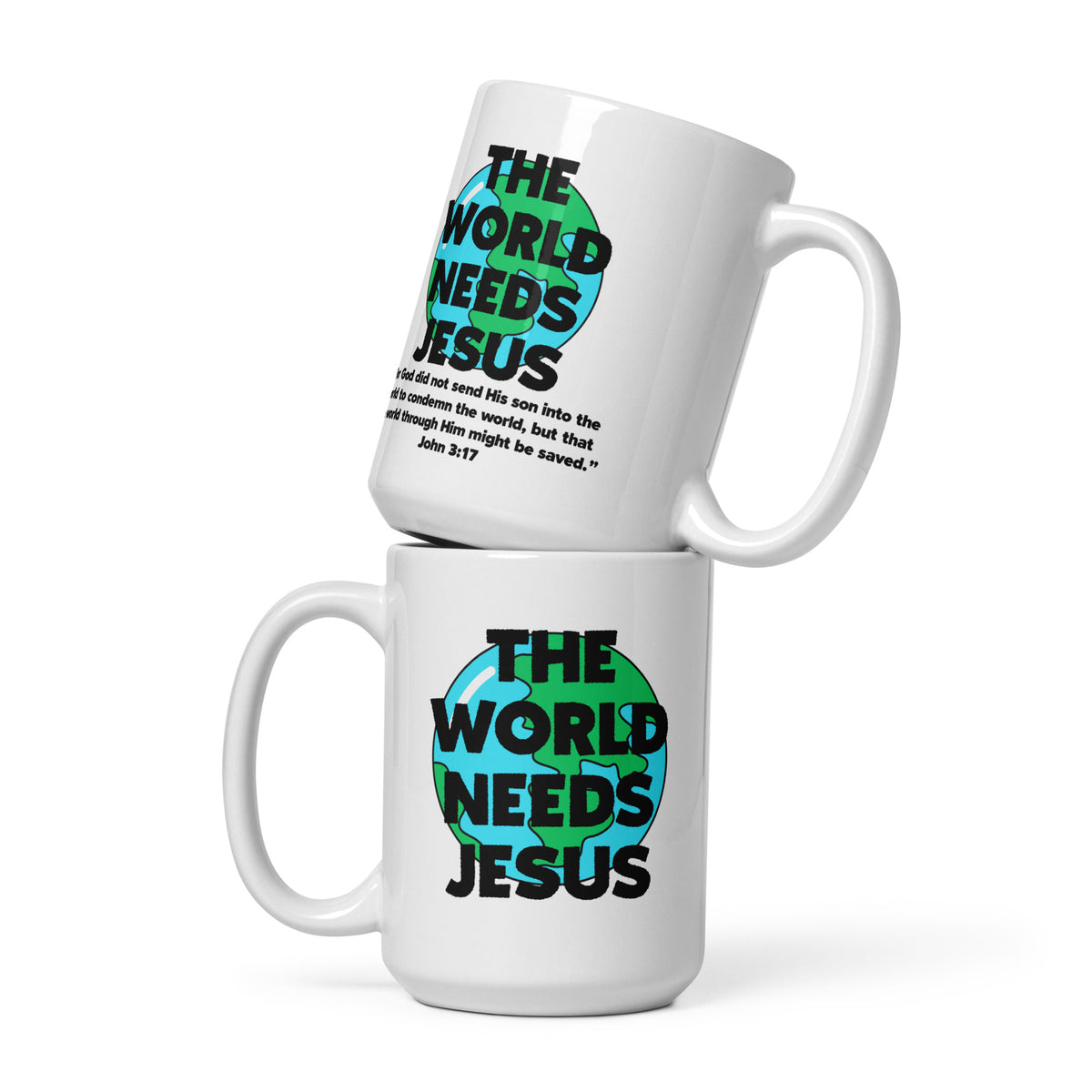 World Needs Jesus Mug