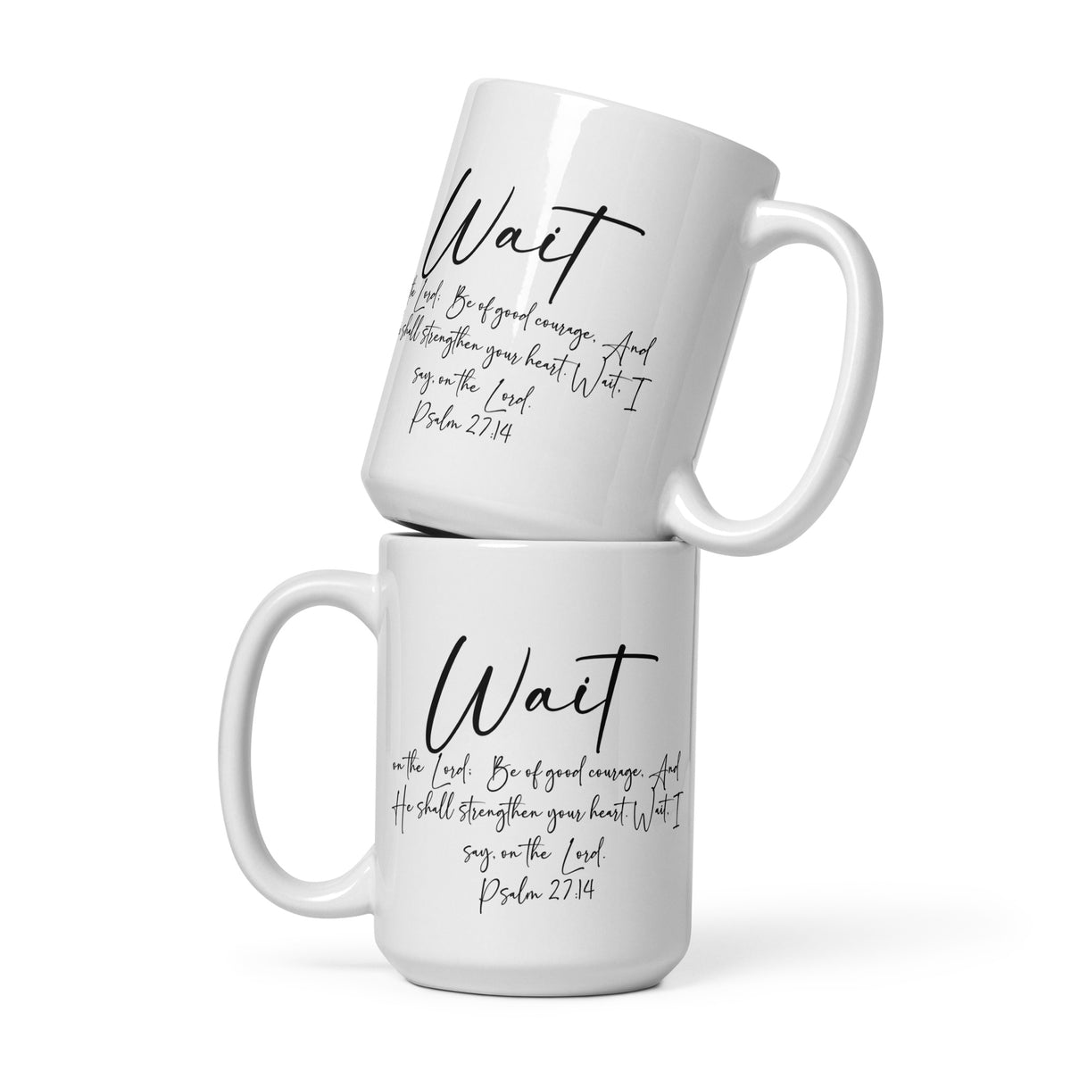 Wait On The Lord Mug