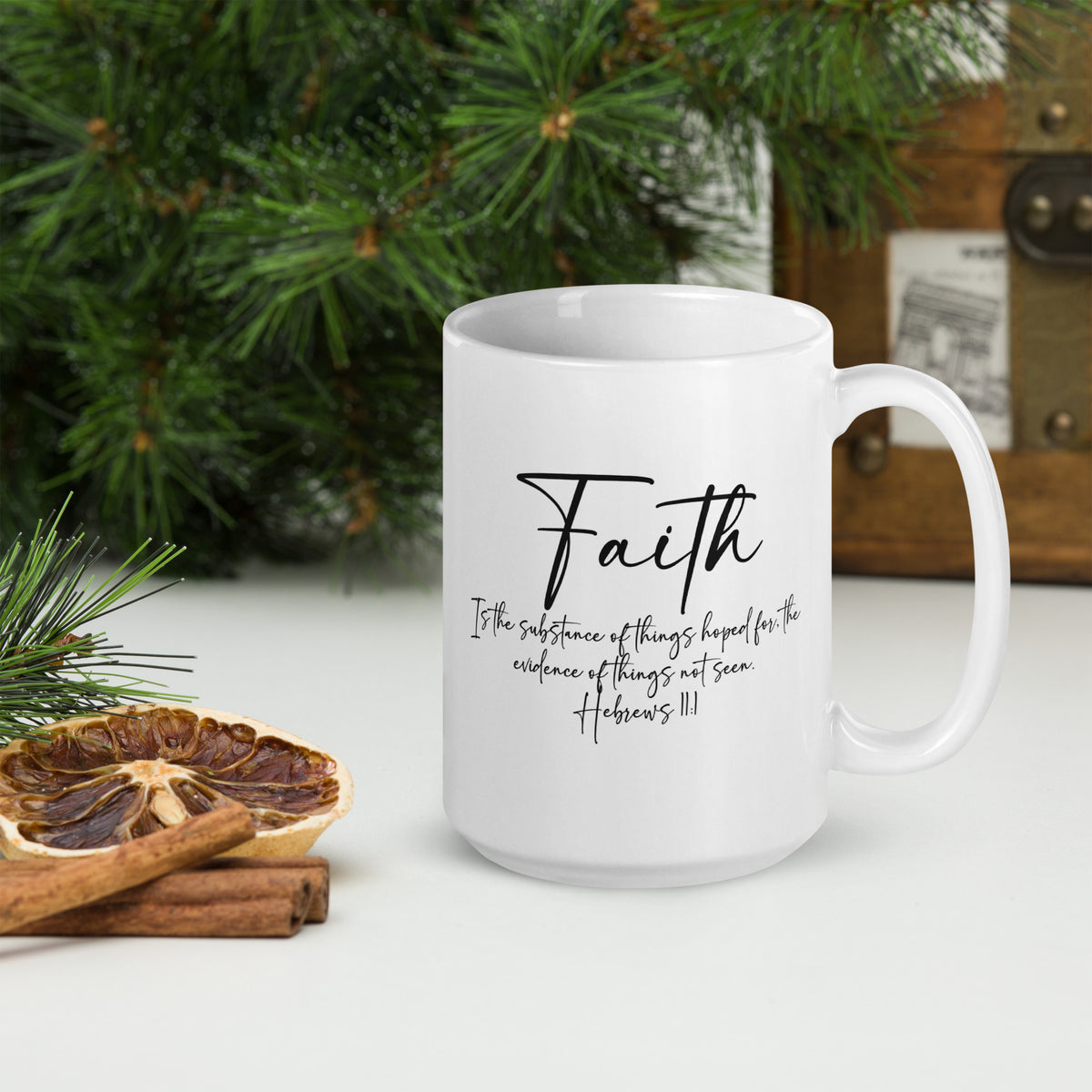 Faith Bible Verse Mug