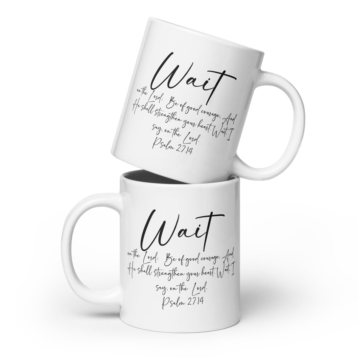 Wait On The Lord Mug