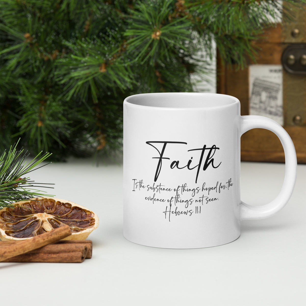 Faith Bible Verse Mug