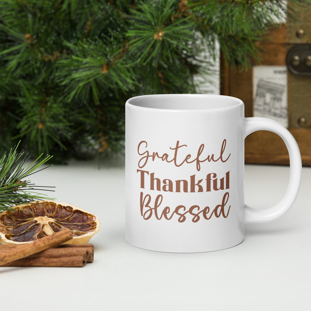 Grateful Thankful Blessed Mug