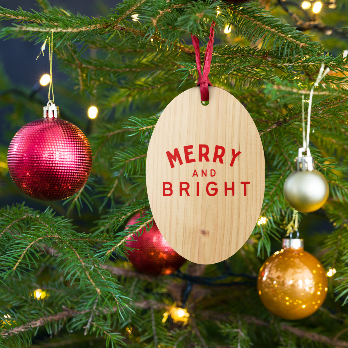 Merry And Bright Ornament