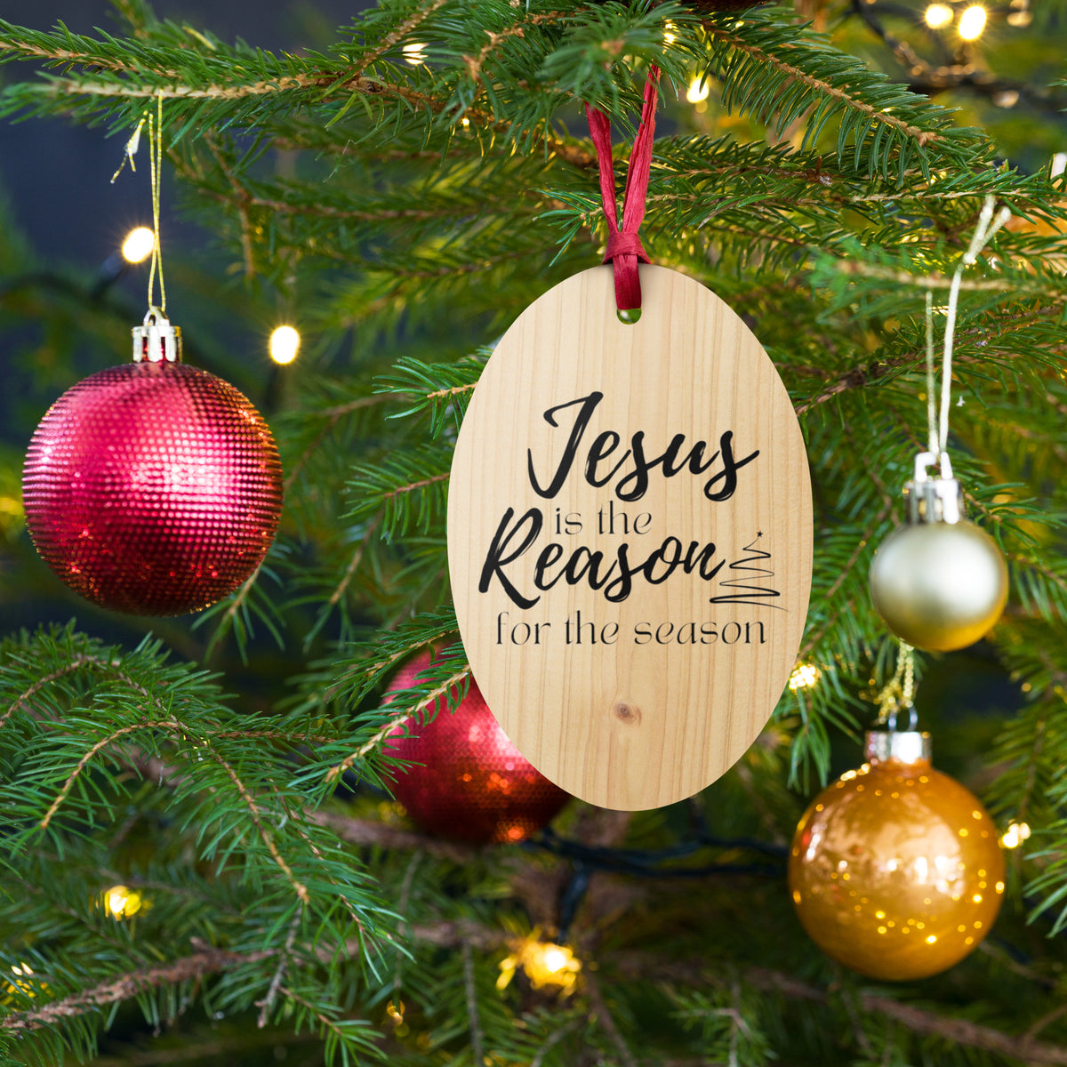 Jesus Is The Reason Ornament