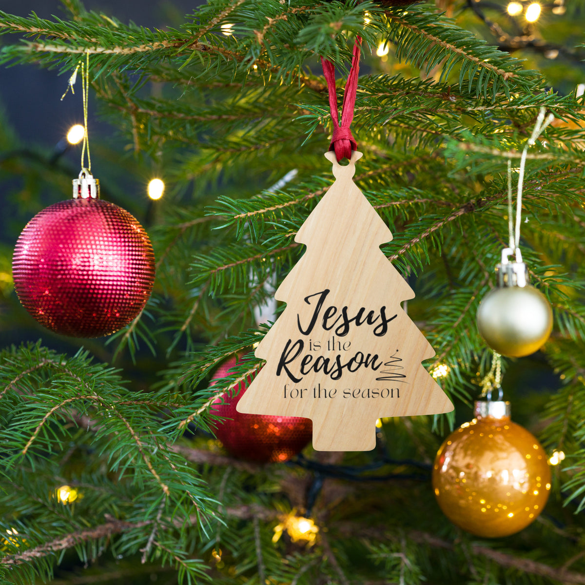 Jesus Is The Reason Ornament