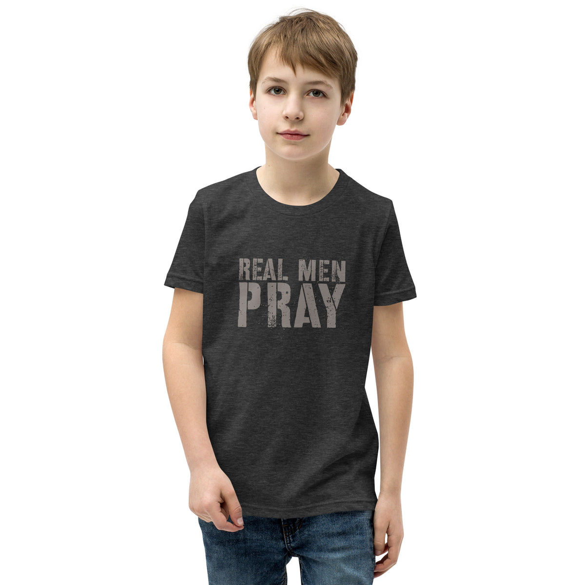 Real Men Pray Kids Tee